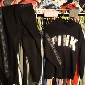 Victoria's secret pink bling outfit